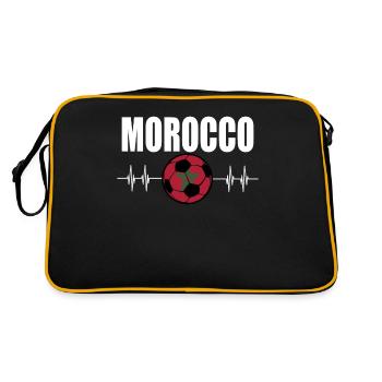 Morocco Football - Retro Bag - black/gold - Back
