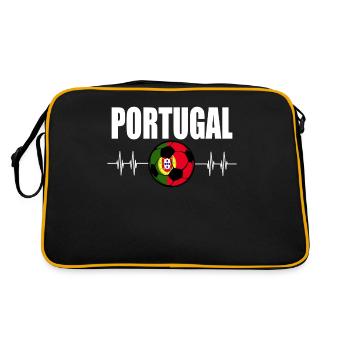 Portugal Football - Sac Retro - noir/or - Dos