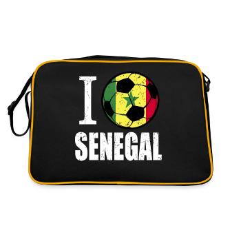 Sénégal de football - Sac Retro - noir/or - Dos