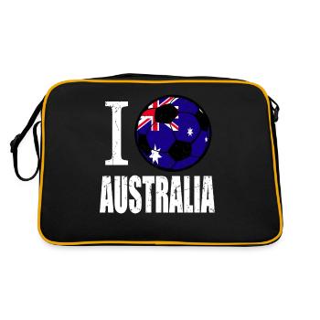 Football australien - Sac Retro - noir/or - Dos