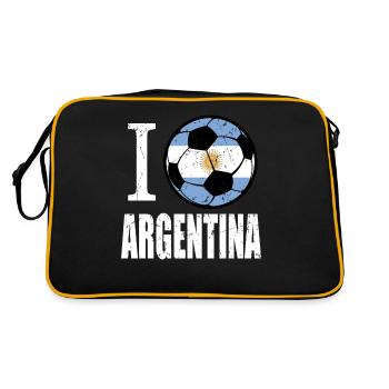 ARGENTINE Football - Sac Retro - noir/or - Dos