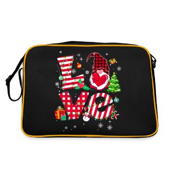 Être tante, c’est un peu enseigner aux parents - Sac Retro - noir/or - Dos