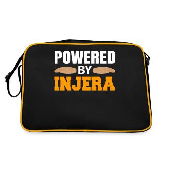 Traditional Ethiopian-Eritrean bread - Retro Bag - black/gold - Back