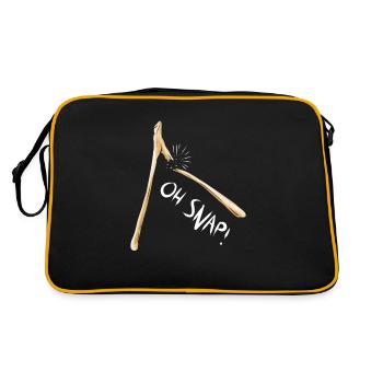 Forcula Wishbone sur Snap Wishing Bone Thanksgiving - Sac Retro - noir/or - Dos