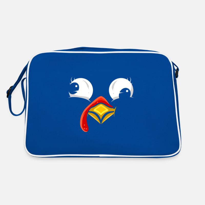 Drôle Wierd Turquie face à Thanksgiving Sac Retro