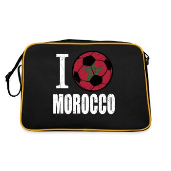 Morocco Football - Retro Bag - black/gold - Back