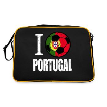Portugal Football - Sac Retro - noir/or - Dos