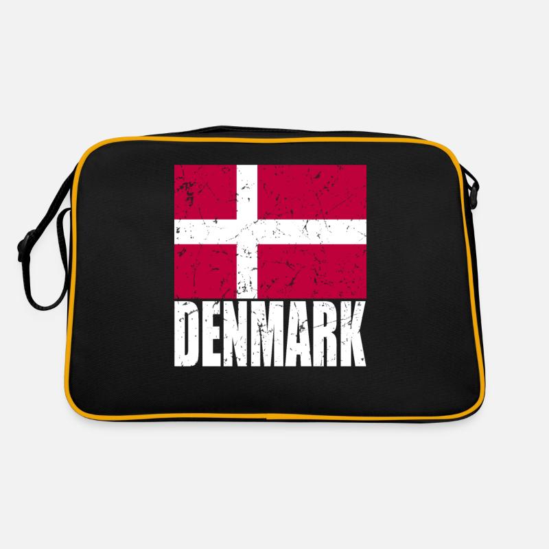 Denmark Flag Retro Bag