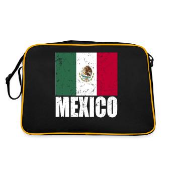 Mexico Flag - Retro Bag - black/gold - Back