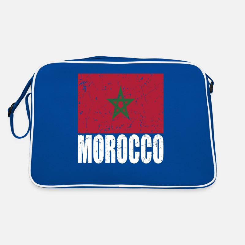 Marokko Fahne Retro Tasche