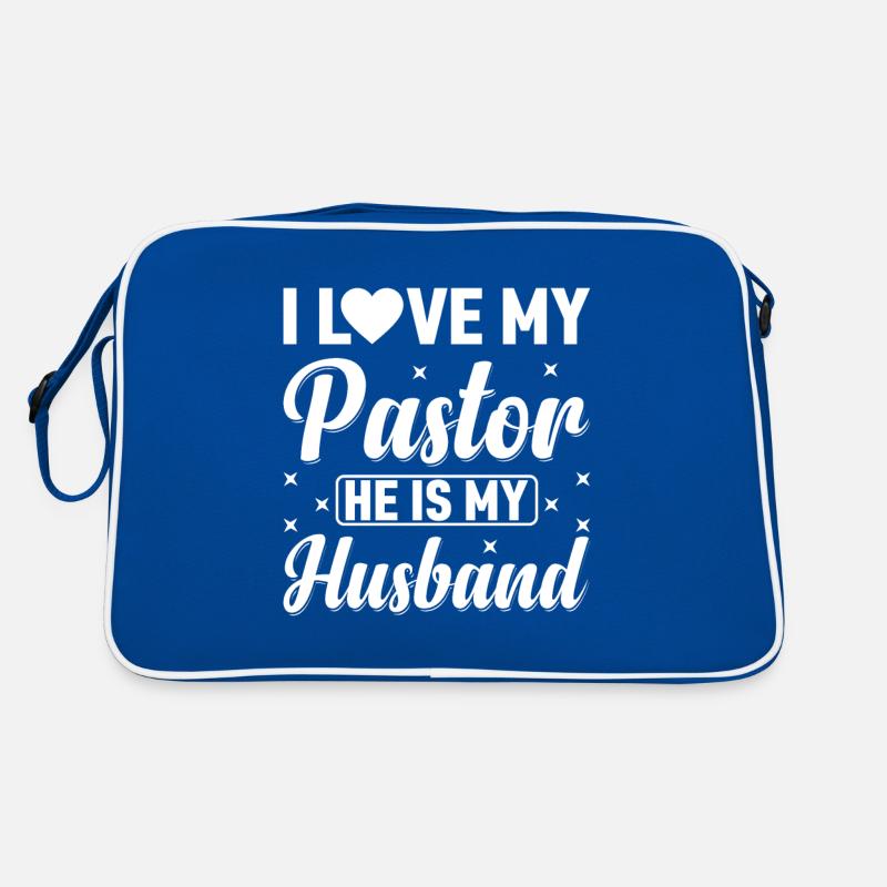 J’aime mon pasteur Il est mon mari Jésus Sac Retro