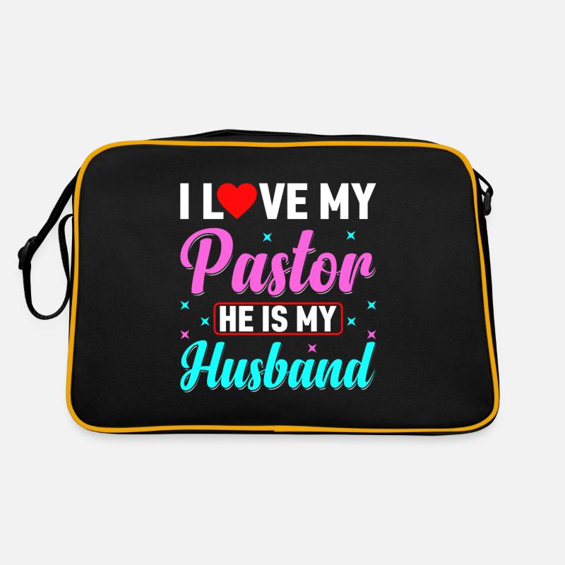 J’aime mon pasteur Il est mon mari Jésus Sac Retro