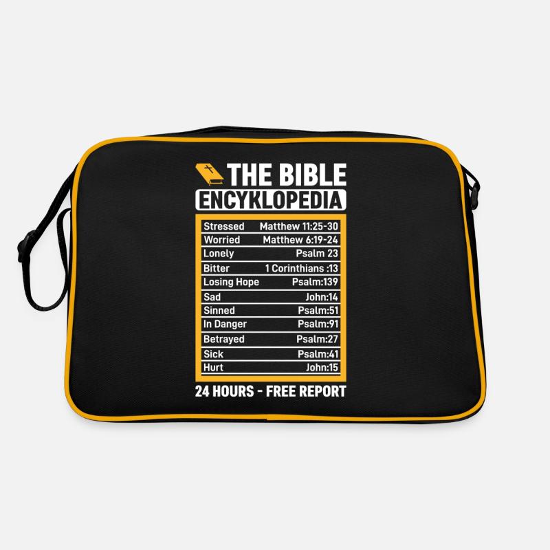 The Bible Encyklopedia 24 hours - Free Retro Bag