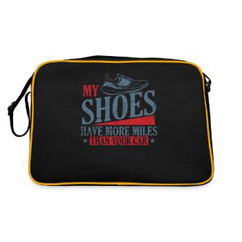 Mes chaussures ont plus de Miles que votre Car Jogging - Sac Retro - noir/or - Dos