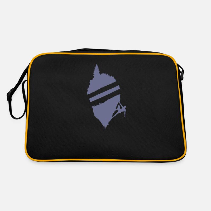 Bouldering Mountains Hobby Climbing Power Retro Bag