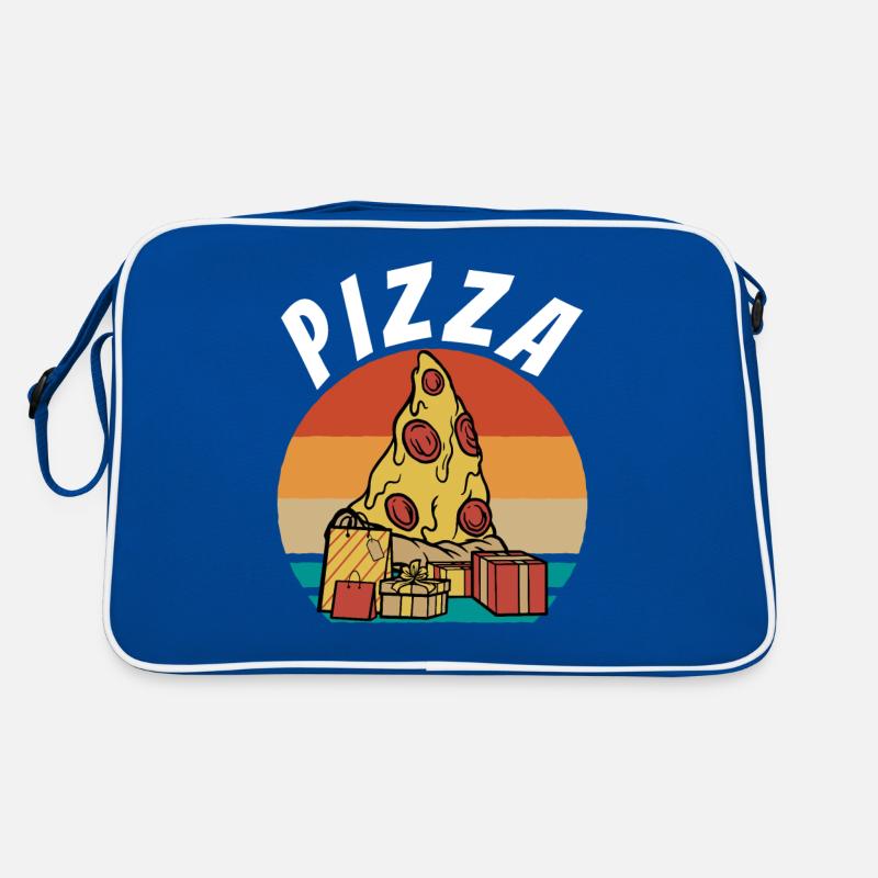 Snack Pizzalove Pizza Lover Geschenk Retro Tasche