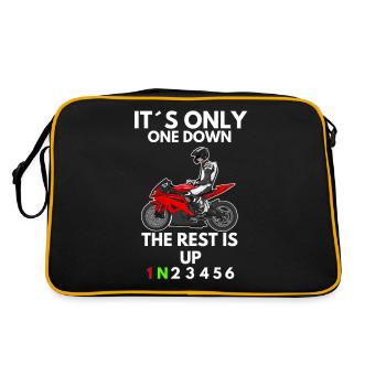Moto Lifestyle / Moto / Moto motard - Sac Retro - noir/or - Dos