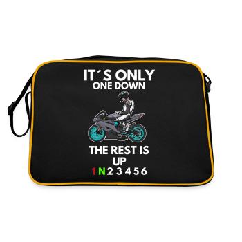 Moto Lifestyle / Moto / Moto motard - Sac Retro - noir/or - Dos