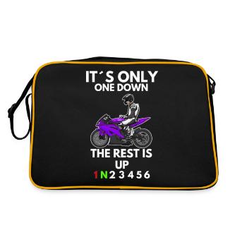 Moto Lifestyle / Moto / Moto motard - Sac Retro - noir/or - Dos