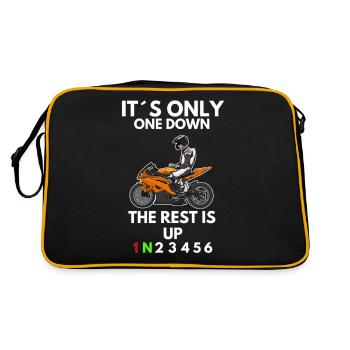 Moto Lifestyle / Moto / Moto motard - Sac Retro - noir/or - Dos