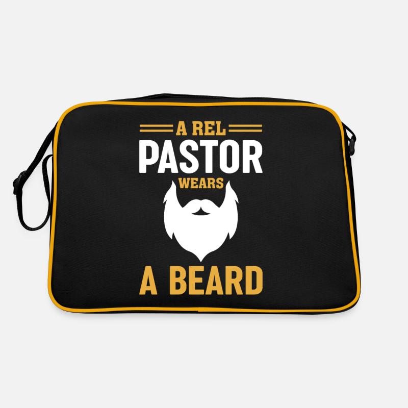 Un vrai pasteur porte une barbe de chrétien Sac Retro