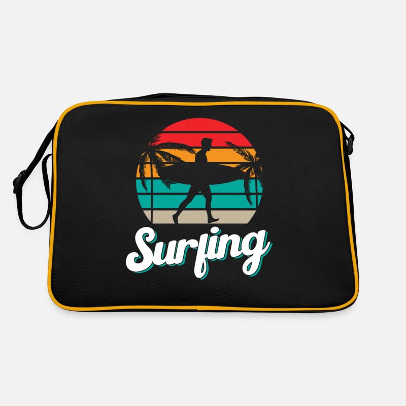 Surf Surf Surfing Planche de surf Surfer Sac Retro