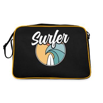 Surfer Planche de surf Surf - Sac Retro - noir/or - Dos
