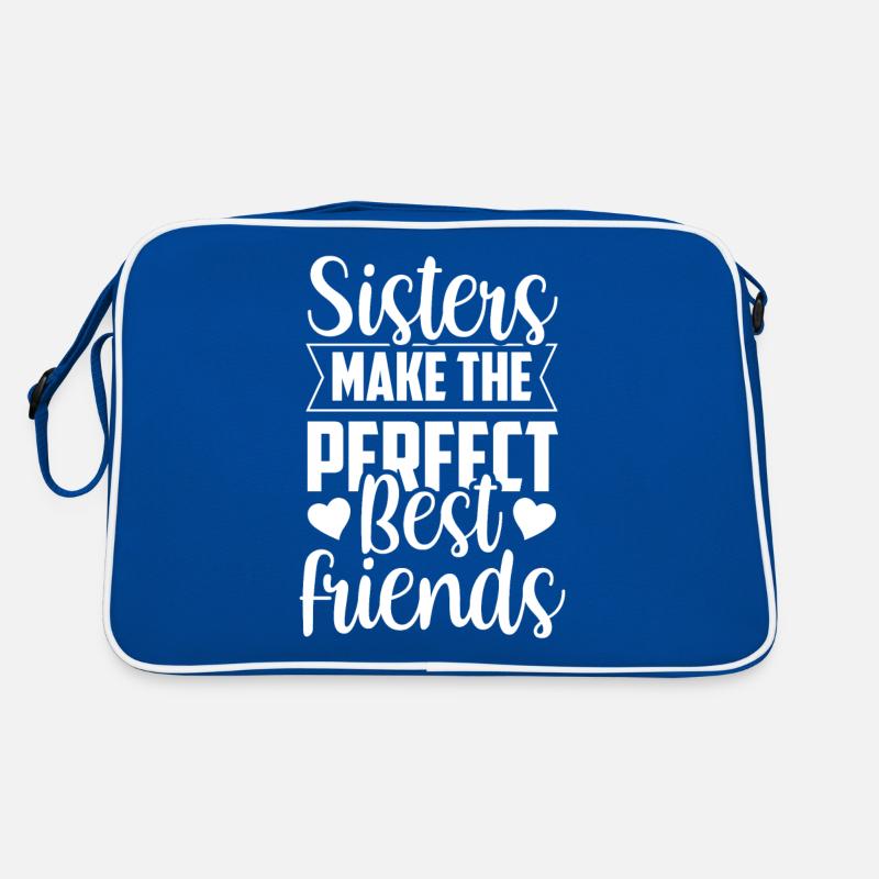 Les sœurs sont les meilleures amies parfaites Sac Retro