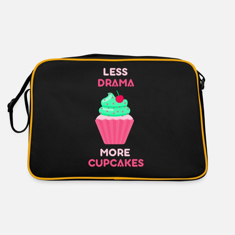 Less Drama More Cupcakes Sweet Lovers Cupcake Retro Bag