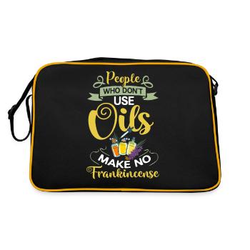 Essential Oil Diffuser Aromatherapy Plants - Retro Bag - black/gold - Back