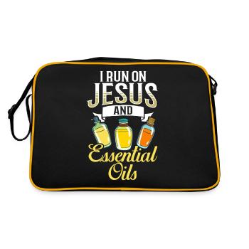 Essential Oil Diffuser Aromatherapy Plants - Retro Bag - black/gold - Back