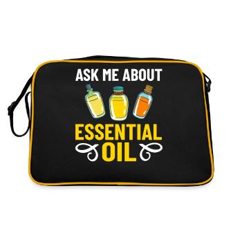 Essential Oil Diffuser Aromatherapy Plants - Retro Bag - black/gold - Back