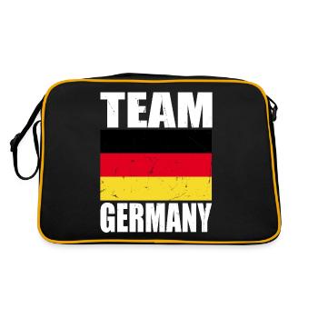 Équipe d’Allemagne de football - Sac Retro - noir/or - Dos