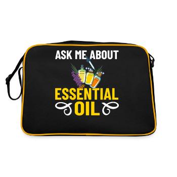 Essential Oil Diffuser Aromatherapy Plants - Retro Bag - black/gold - Back