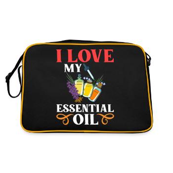 Essential Oil Diffuser Aromatherapy Plants - Retro Bag - black/gold - Back