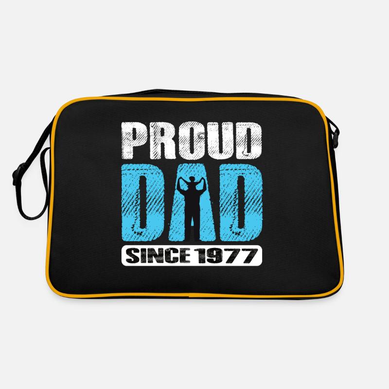 Proud Dad Since 1977 Retro Tasche