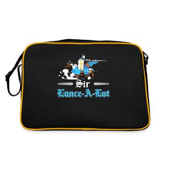 Sir Lance-A-Lot Funny Jousting Lance Buhurt - Retro Bag - black/gold - Back
