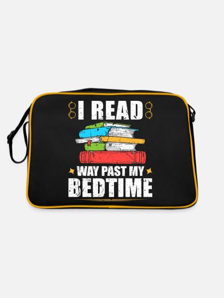 J’ai lu bien au-delà de mon amant de livre au coucher - Sac Retro - noir/or - Dos