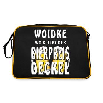 Beer Woidke Where Is The Beer Price Lid - Retro Bag - black/gold - Back