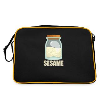 Goût d’épices au sésame Cuisine - Sac Retro - noir/or - Dos