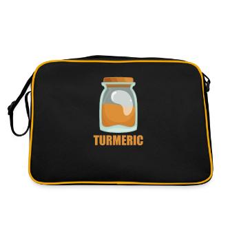 Curcuma saveur d’épices Cuisine - Sac Retro - noir/or - Dos