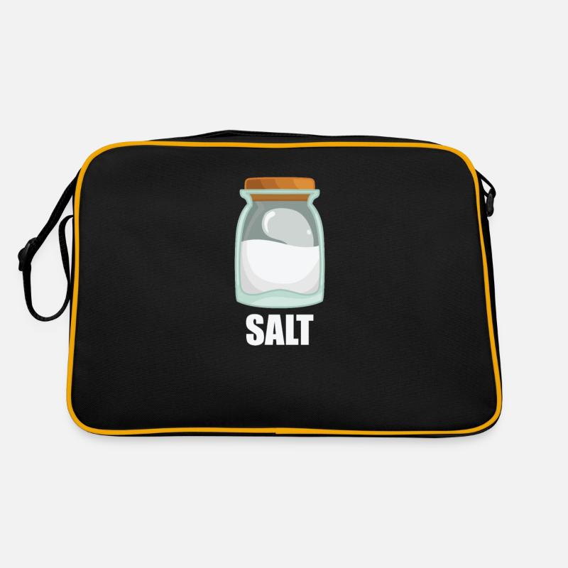 Salt Gewürz Geschmack Essen Kochen Retro Tasche