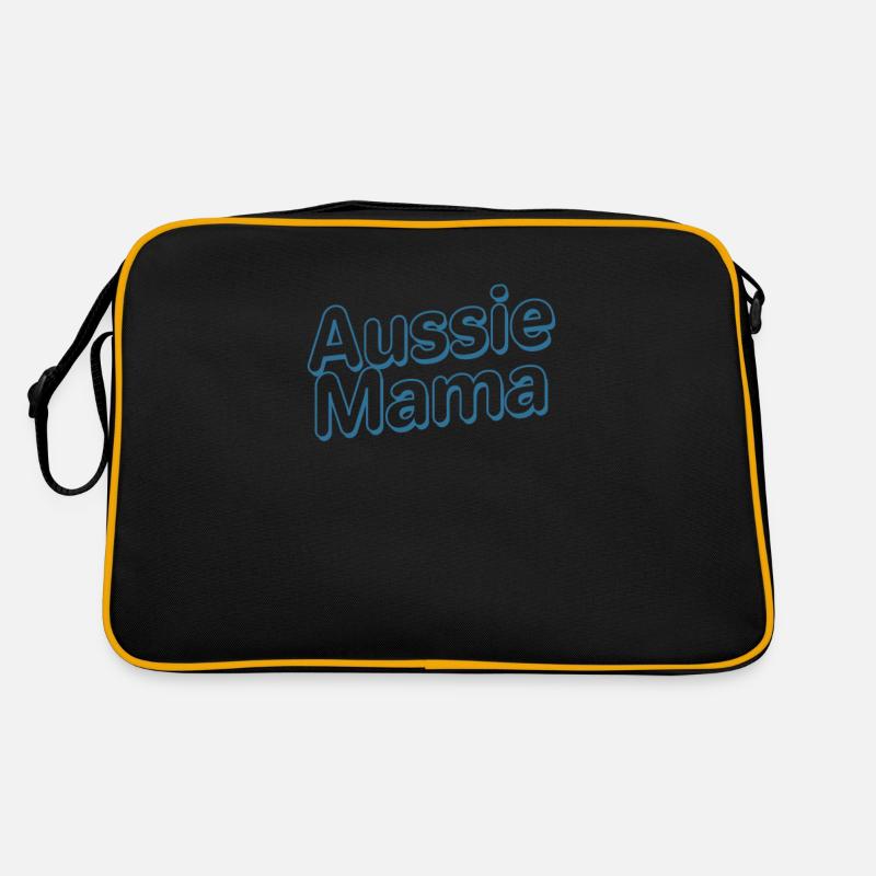 Aussie Mama Australian Shepherd Haustier Retro Tasche