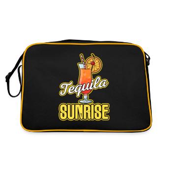 Tequila sunrise - Sac Retro - noir/or - Dos