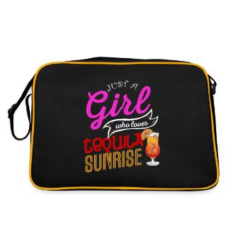 Tequila sunrise - Sac Retro - noir/or - Dos