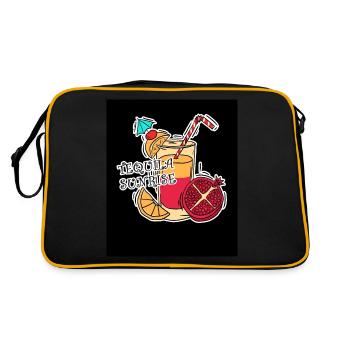 Tequila sunrise - Sac Retro - noir/or - Dos
