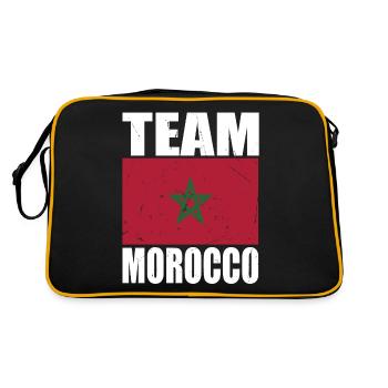 Équipe du Maroc de football - Sac Retro - noir/or - Dos