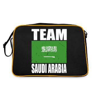 Équipe d’Arabie saoudite de football - Sac Retro - noir/or - Dos
