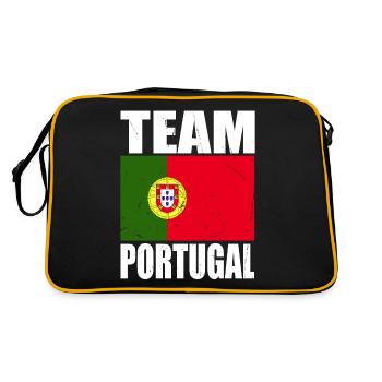 Équipe du Portugal de football - Sac Retro - noir/or - Dos