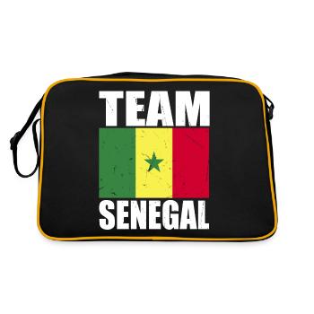 Équipe du Sénégal de football - Sac Retro - noir/or - Dos